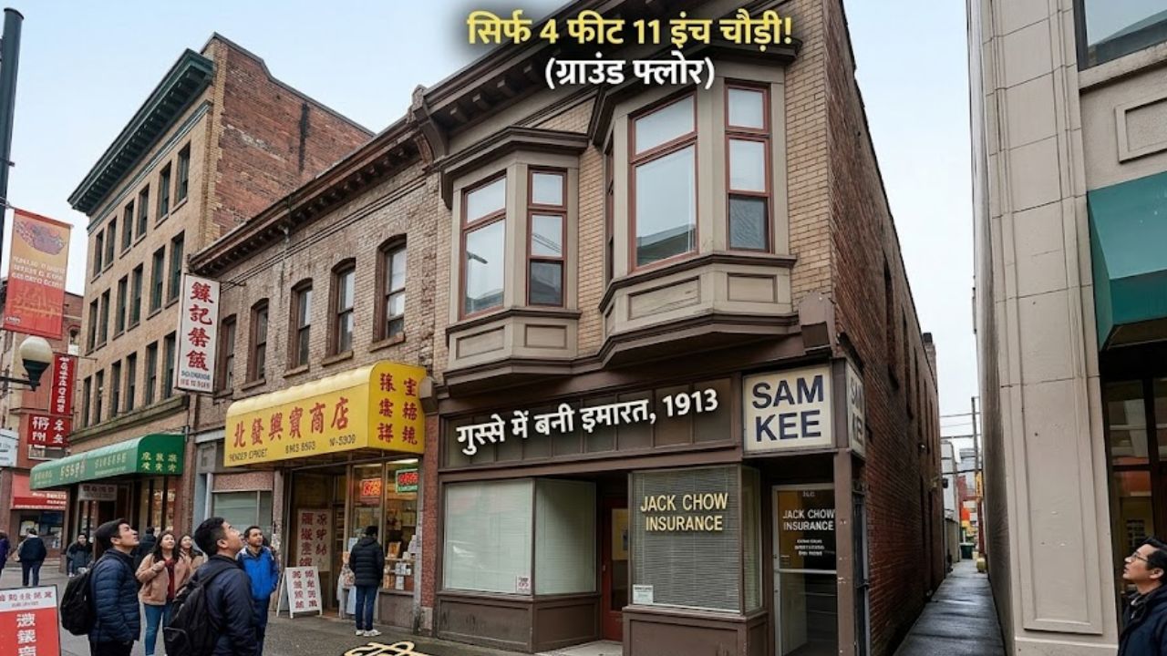 कूवर की Sam Kee Building क्यों है इतनी पतली? इसके पीछे छिपी है हैरान कर देने वाली वजह… कूवर की Sam Kee Building क्यों है इतनी पतली? इसके पीछे छिपी है हैरान कर देने वाली वजह…