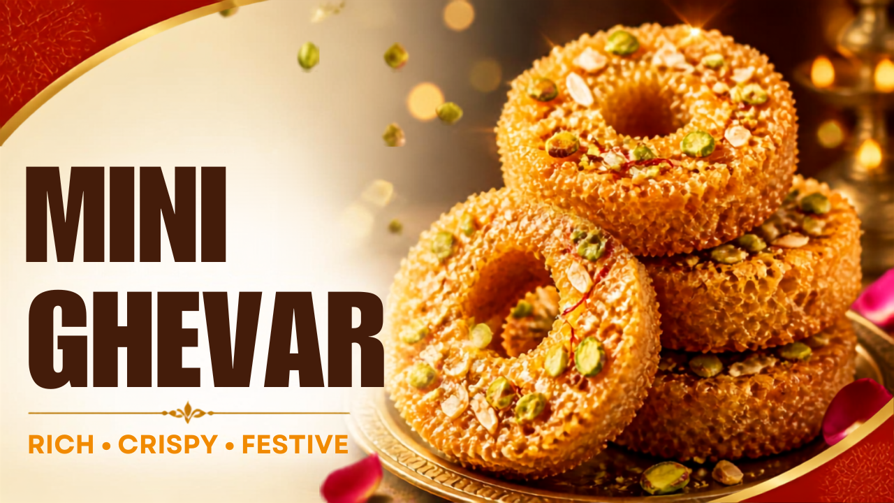 Sawan Special: घर पर बनाएं मिनी घेवर, बिना हलवाई के भी मिलेगा बाजार जैसा स्वाद