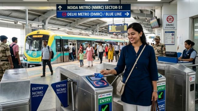 Noida Metro यात्रियों को राहत! अब एक ही कार्ड से होगा मेट्रो व बस का सफर