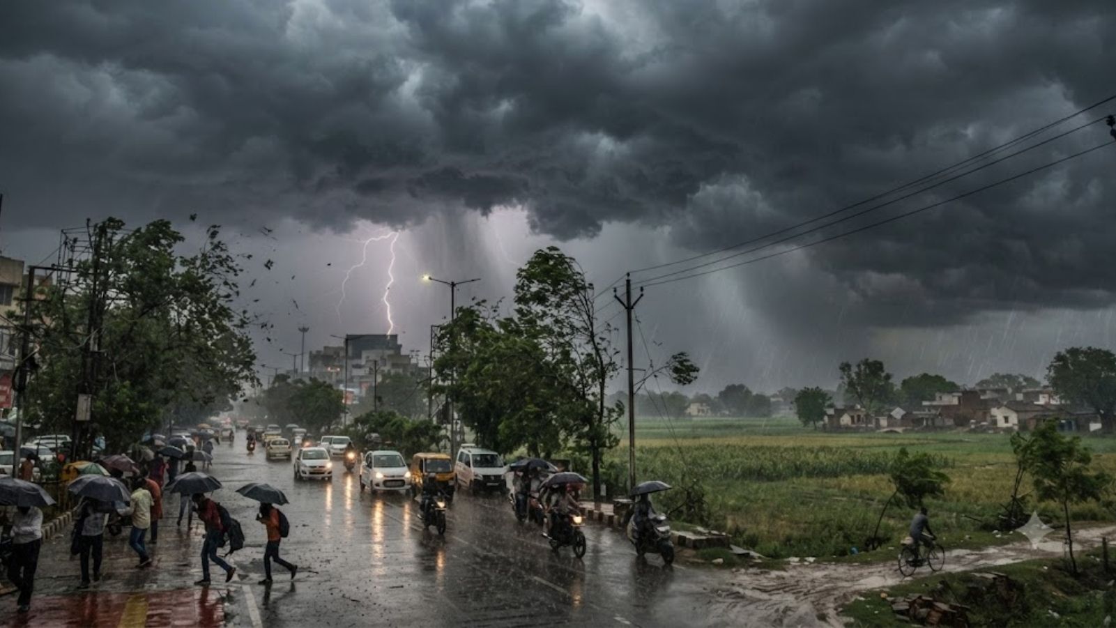 आज 14 राज्यों में बरसेंगे बादल, 80 KM की स्पीड से चल सकती है हवा;दिल्ली-UP समेत इन 14 राज्यों में बिगड़ेगा मौसम