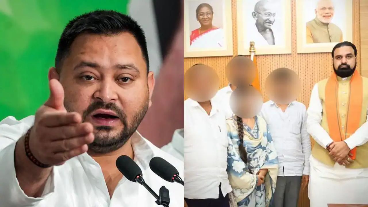 जमुई कांड की पीड़िता की तस्वीर को लेकर विवाद, तेजस्वी यादव ने CM सम्राट चौधरी पर कार्रवाई की मांग की