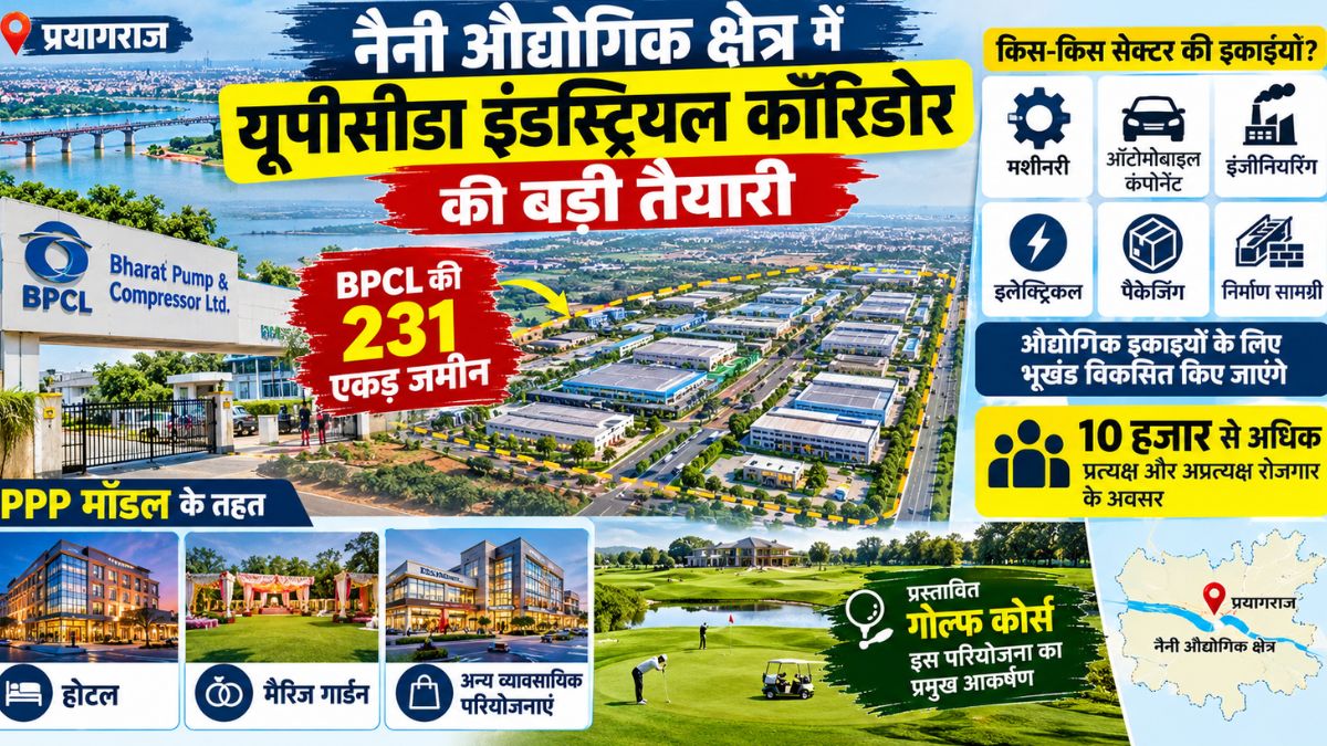 प्रयागराज में 231 एकड़ जमीन पर बनेगा पूर्वांचल का नया इंडस्ट्रियल हब, हजारों लोगों को मिलेगा रोजगार